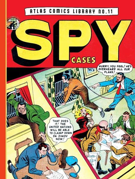 ATLAS COMICS LIBRARY HC NO 11 SPY CASES (MR) — Cover