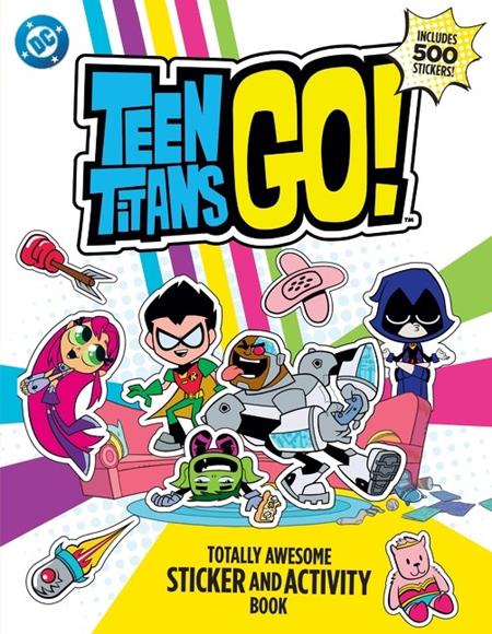 TEEN TITANS GO TOTALLY AWESOME STICKER AND ACTIVITY BOOK TP — Cover
