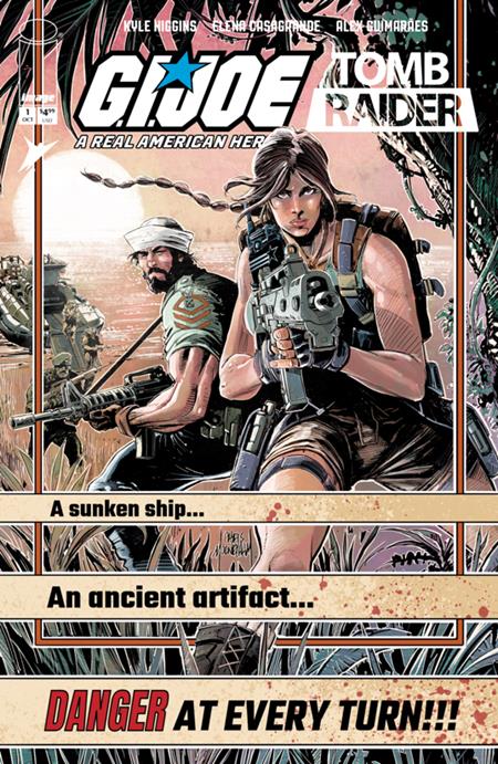 GI JOE A REAL AMERICAN HERO TOMB RAIDER #1 (OF 5) CVR D INC 1:25 CHRIS MOONEYHAM VINTAGE JOE VAR — Cover