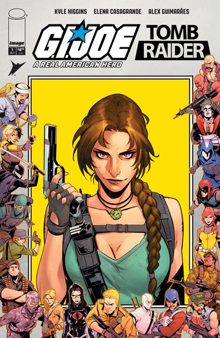 GI JOE A REAL AMERICAN HERO TOMB RAIDER #1 (OF 5) CVR F INC 1:100 LORENZO TAMMETTA & MIKE SPICER FOIL VAR — Cover