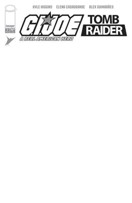 GI JOE A REAL AMERICAN HERO TOMB RAIDER #1 (OF 5) CVR G BLANK SKETCH VAR — Cover