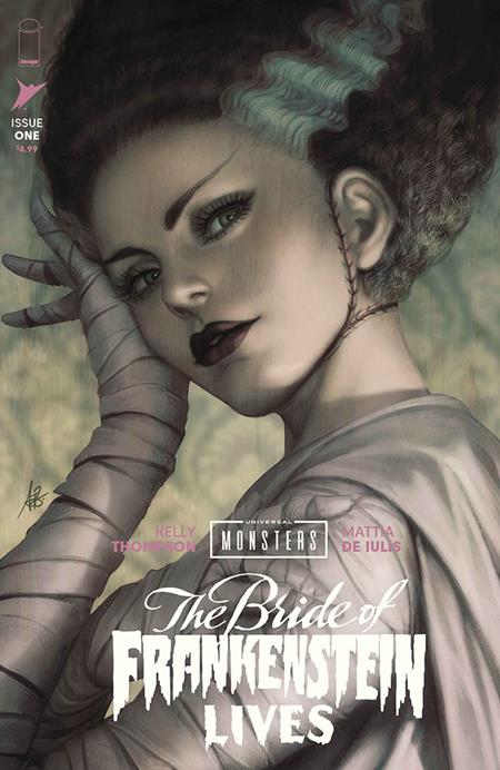 UNIVERSAL MONSTERS BRIDE OF FRANKENSTEIN LIVES #1 (OF 4) CVR C STANLEY ARTGERM LAU VAR — Cover