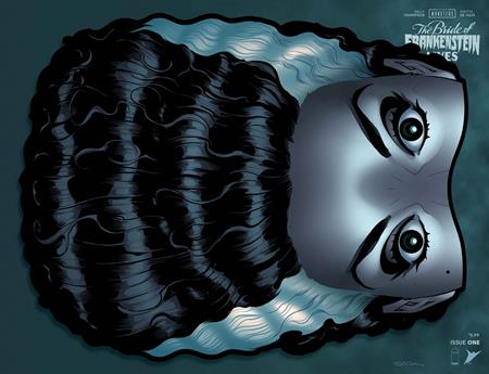 UNIVERSAL MONSTERS BRIDE OF FRANKENSTEIN LIVES #1 (OF 4) CVR K RYAN SOOK DIE CUT FOIL HAIRIANT VAR — Cover
