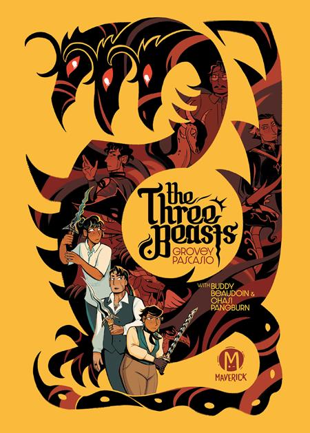 THREE BEASTS HC — Cover