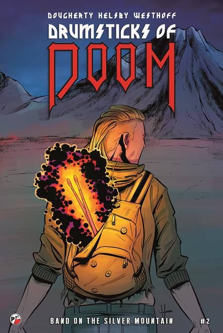 DRUMSTICKS OF DOOM BAND ON THE SILVER MOUNATIN #2 (OF 3) CVR A LAURA HELSBY — Cover