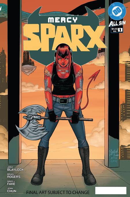 MERCY SPARX HEAVENS DEVIL #1 CVR E INC 1:10 JOSH BLAYLOCK BRIAN ROGERS ABSOLUTELY HOMAGE VAR (MR) — Cover