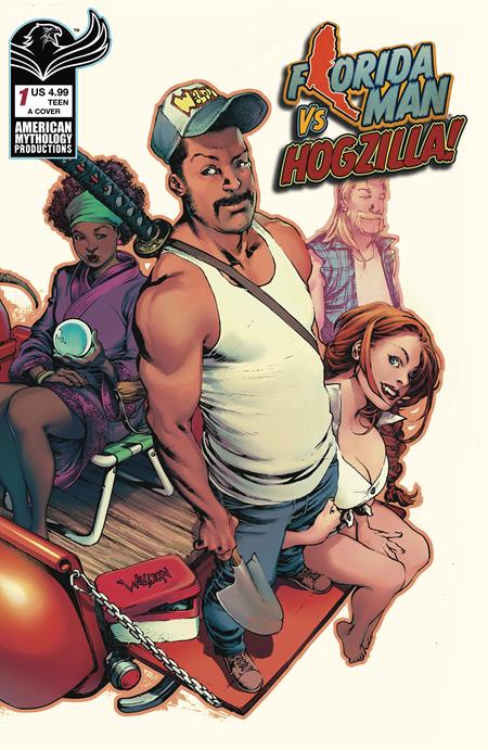 FLORIDA MAN #1 SIGNED BY MIKE BARON WITH PROMO POSTER — Cover