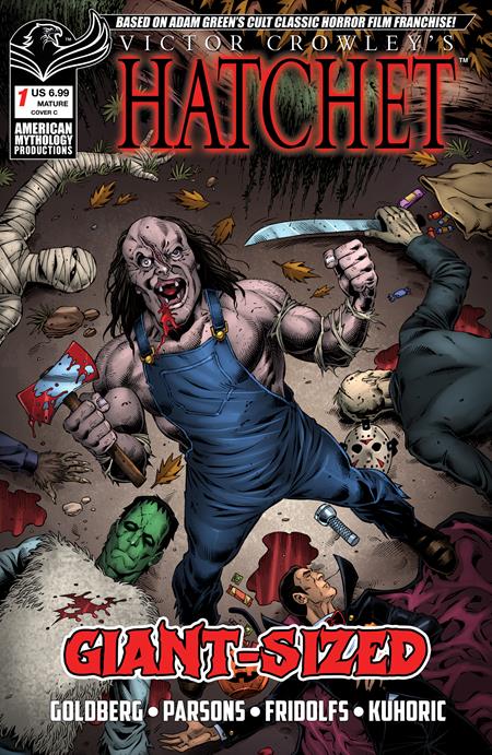 GIANT SIZED HATCHET HALLOWEEN #1 (ONE SHOT) CVR C RICHARD BONK VAR — Cover