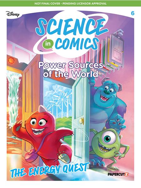 DISNEY SCIENCE IN COMICS TP POWER SOURCES OF THE WORLD — Cover