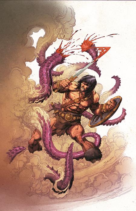 CONAN THE BARBARIAN #36 CVR D MARK BAGLEY VIRGIN CARDSTOCK VAR (MR) — Cover