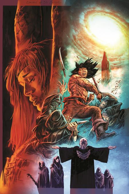 CONAN THE BARBARIAN #36 CVR E DOUG BRAITHWAITE VIRGIN FOIL VAR (MR) — Cover
