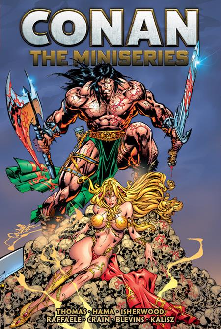 CONAN THE MINISERIES OMNIBUS HC DIRECT MARKET EDITION CLAUDIO CASTELLINI CVR (MR) — Cover