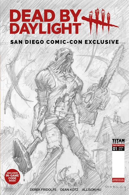 DEAD BY DAYLIGHT THE HILLBILLY #1 SDCC EXCLUSIVE ALEX HORLEY CARDSTOCK INKS VAR (MR) — Cover