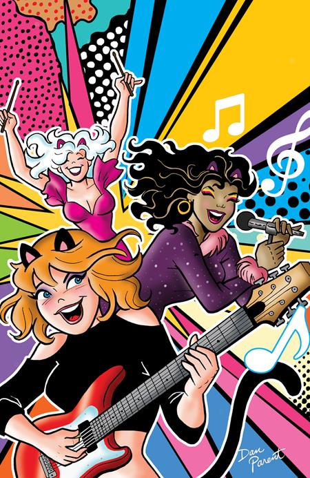 JOSIE AND THE PUSSYCATS ROCK ON (ONE SHOT) CVR D DAN PARENT FOIL FULL ART VAR — Cover