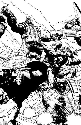 PLANET DEATH #3 (OF 4) CVR F INC 1:50 JOE QUESADA B&W VIRGIN CONNECTING VAR