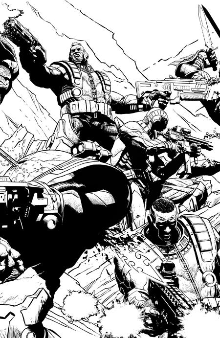 PLANET DEATH #3 (OF 4) CVR F INC 1:50 JOE QUESADA B&W VIRGIN CONNECTING VAR — Cover