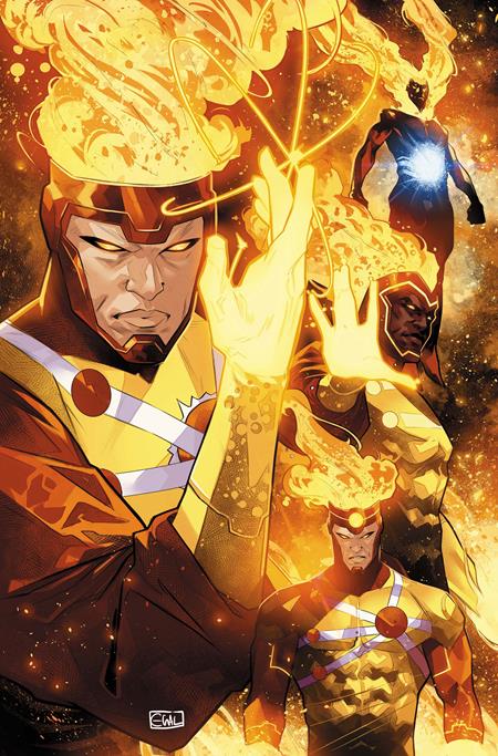 FURY OF FIRESTORM #8 (OF 9) CVR B EDWIN GALMON CARD STOCK VAR — Cover
