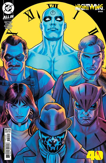 NIGHTWING #144 CVR D NICOLA SCOTT WATCHMEN 40TH ANNIVERSARY CARD STOCK VAR — Cover