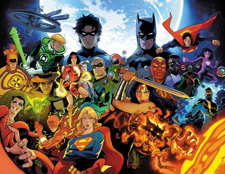 JUSTICE LEAGUE UNLIMITED #25 CVR I RAFAEL PEREZ WRAPAROUND CARD STOCK VAR — Cover