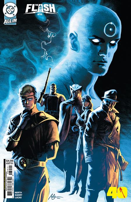FLASH #39 CVR D RAFAEL ALBUQUERQUE WATCHMEN 40TH ANNIVERSARY CARD STOCK VAR — Cover