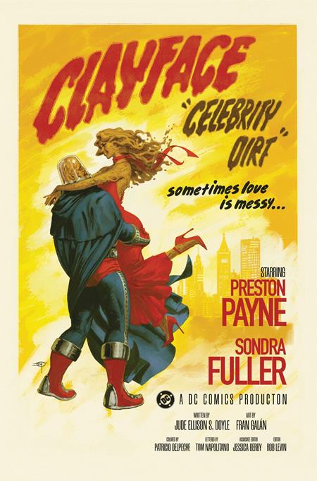 CLAYFACE CELEBRITY DIRT #5 (OF 6) CVR C DAVID TALASKI CARD STOCK VAR — Cover