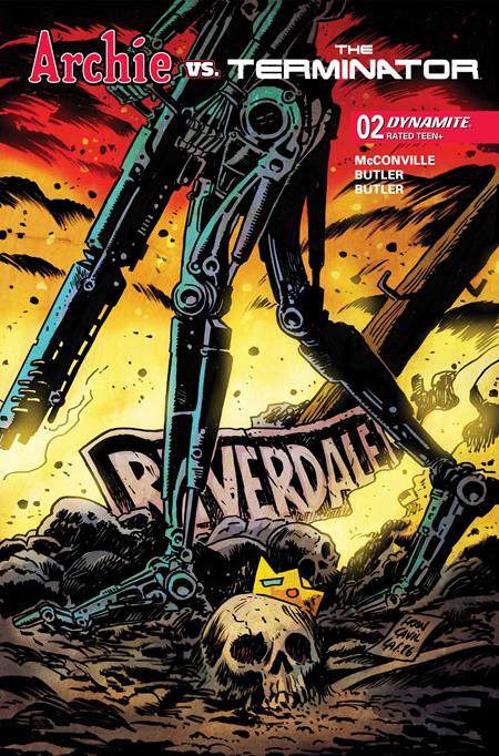 ARCHIE VS THE TERMINATOR #2 CVR A FRANCESCO FRANCAVILLA — Cover