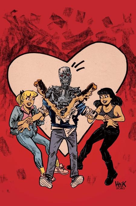 ARCHIE VS THE TERMINATOR #2 CVR F ROBERT HACK LTD VIRGIN VAR — Cover