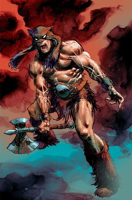 FIRE AND ICE DARKWOLF #5 CVR F DAN PANOSIAN METAL PREMIUM VAR — Cover