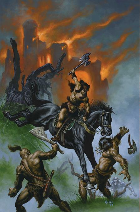 FIRE AND ICE DARKWOLF #5 CVR G JOE JUSKO LTD VIRGIN VAR — Cover