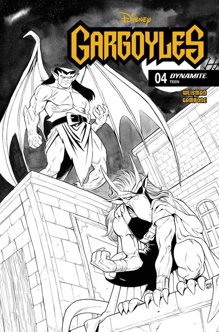 GARGOYLES (2026) #4 CVR H INC 1:10 DREW MOSS LINE ART VAR — Cover