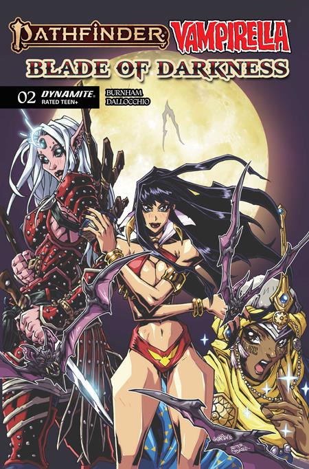 PATHFINDER VAMPIRELLA BLADE OF DARKNESS #2 CVR B ANDREW HUERTA VAR — Cover