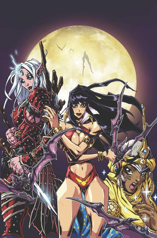 PATHFINDER VAMPIRELLA BLADE OF DARKNESS #2 CVR E ANDREW HUERTA LTD VIRGIN VAR