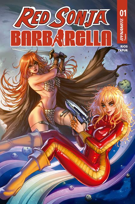 RED SONJA BARBARELLA #1 CVR B COLLETTE TURNER VAR — Cover