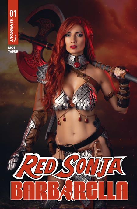 RED SONJA BARBARELLA #1 CVR D COSPLAY IVY RED SONJA VAR — Cover