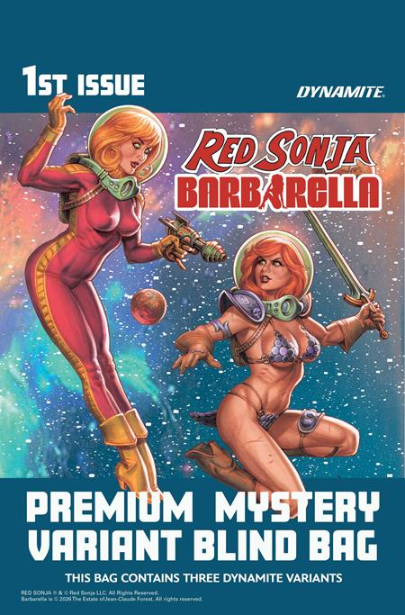 RED SONJA BARBARELLA #1 CVR K PREMIUM MYSTERY BLIND BAG VAR — Cover