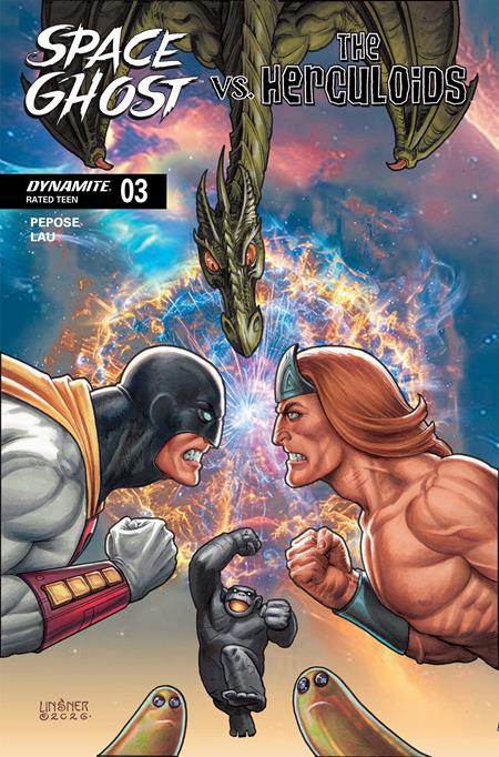 SPACE GHOST VS THE HERCULOIDS #3 CVR C JOSEPH MICHAEL LINSNER VAR — Cover