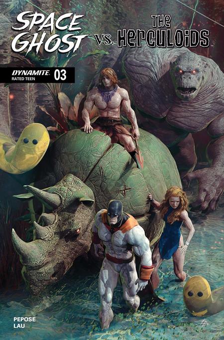 SPACE GHOST VS THE HERCULOIDS #3 CVR D BJORN BARENDS VAR — Cover
