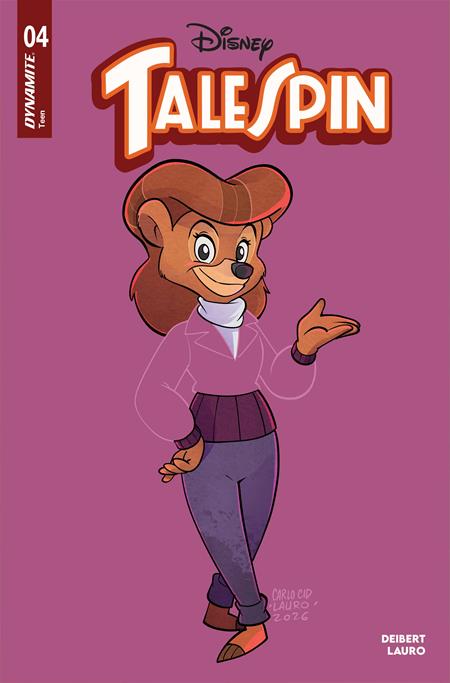 TALESPIN #4 CVR C CARLO LAURO COLOR BLEED VAR — Cover