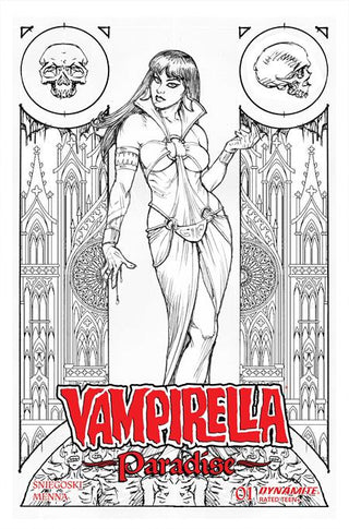 VAMPIRELLA PARADISE #1 CVR P INC 1:15 JOSEPH MICHAEL LINSNER LINE ART VAR