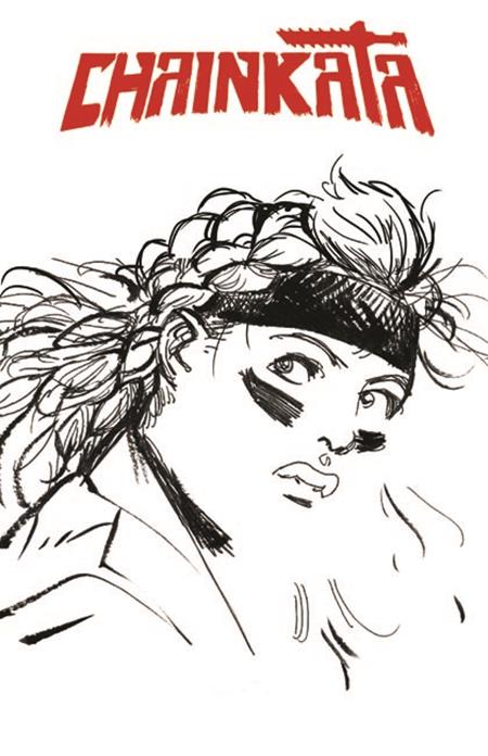 CHAINKATA #1 CVR I INC 1:1000 DANIEL WARREN JOHNSON ORIGINAL HEAD SKETCH VAR — Cover