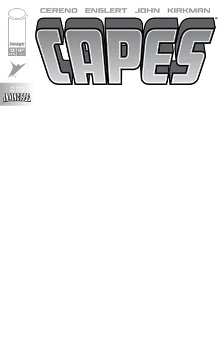 INVINCIBLE UNIVERSE CAPES #13 CVR F BLANK SKETCH VAR — Cover