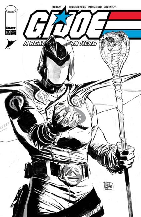 GI JOE A REAL AMERICAN HERO #334 CVR B LEE WEEKS B&W VAR — Cover