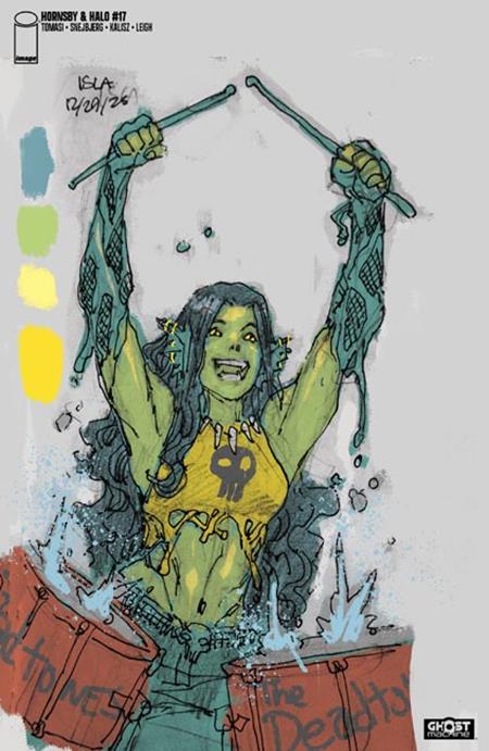 HORNSBY & HALO #17 CVR C FRANCIS MANAPUL DESIGN SKETCH VAR — Cover