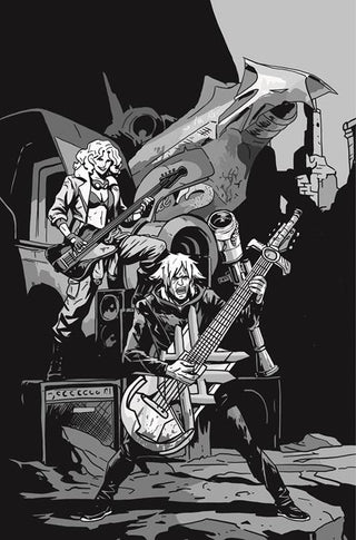 LOST FANTASY #14 CVR D EMMANUEL GERVASONI CARDSTOCK CONCERT B&W VAR