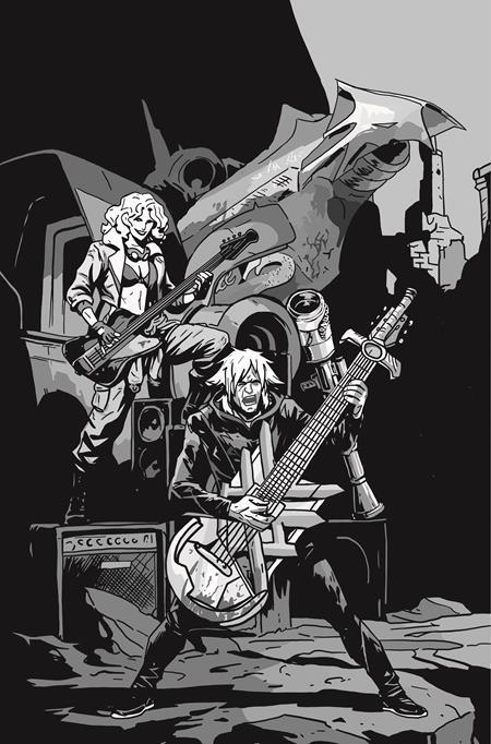 LOST FANTASY #14 CVR D EMMANUEL GERVASONI CARDSTOCK CONCERT B&W VAR — Cover