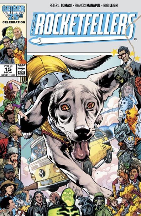 ROCKETFELLERS #15 CVR B BRYAN HITCH & BRAD ANDERSON GEIGER #25 ANNIVERSARY VAR — Cover