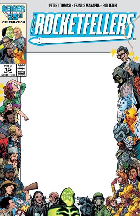 ROCKETFELLERS #15 CVR D BLANK SKETCH VAR — Cover