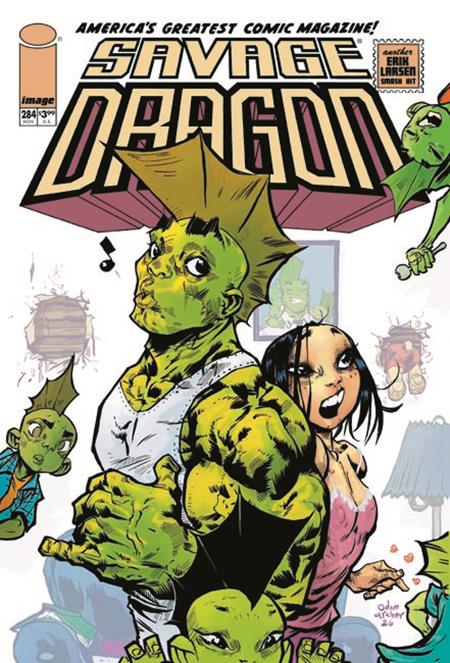 SAVAGE DRAGON #284 CVR C ADAM ARCHER VAR (MR) — Cover