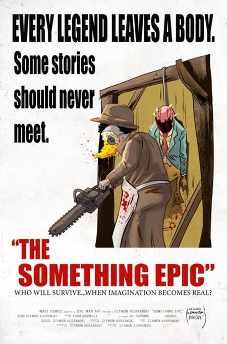 SOMETHING EPIC #17 CVR B SZYMON KUDRANSKI TEXAS CHAINSAW MASSACRE HOMAGE VAR — Cover