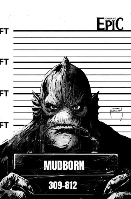 SOMETHING EPIC #17 CVR D SZYMON KUDRANSKI RAW ART VAR — Cover